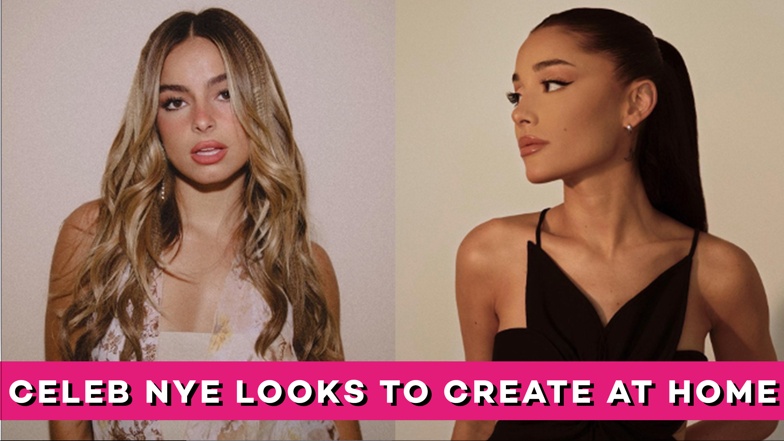 NYE hair looks you can create at home