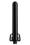 A sleek black curling  iron