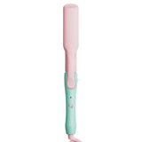 Wide Straightener 38mm Attachment & Handle, Aqua + Pink