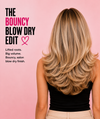 THE BOUNCY BLOW DRY EDIT' with round brush, paddle brush and finishing spray