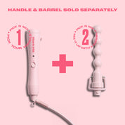 Styling Wand Handle, Pink