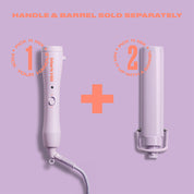 Oval Barrel 38mm Attachment, Lilac