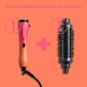 48mm Round Brush + Handle, Sunrise Black