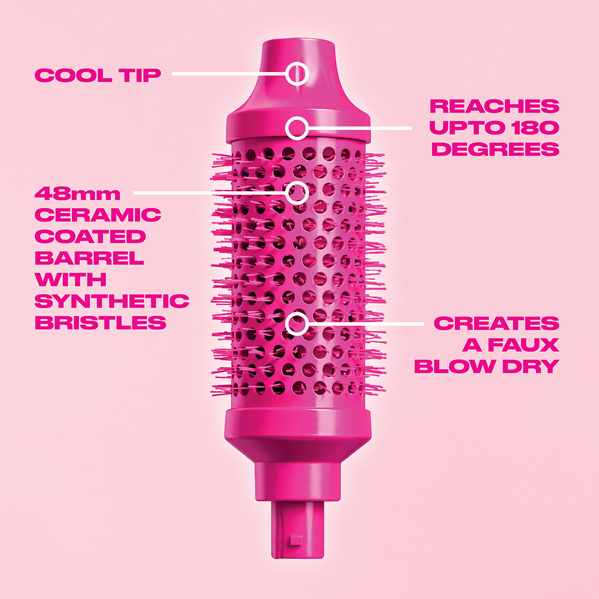 48mm Round Brush + Handle