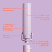 Oval Barrel 38mm Attachment, Lilac