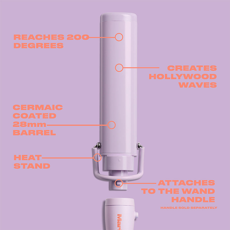 Oval Barrel 38mm Attachment, Lilac