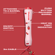 Styling Wand Handle, Cherry