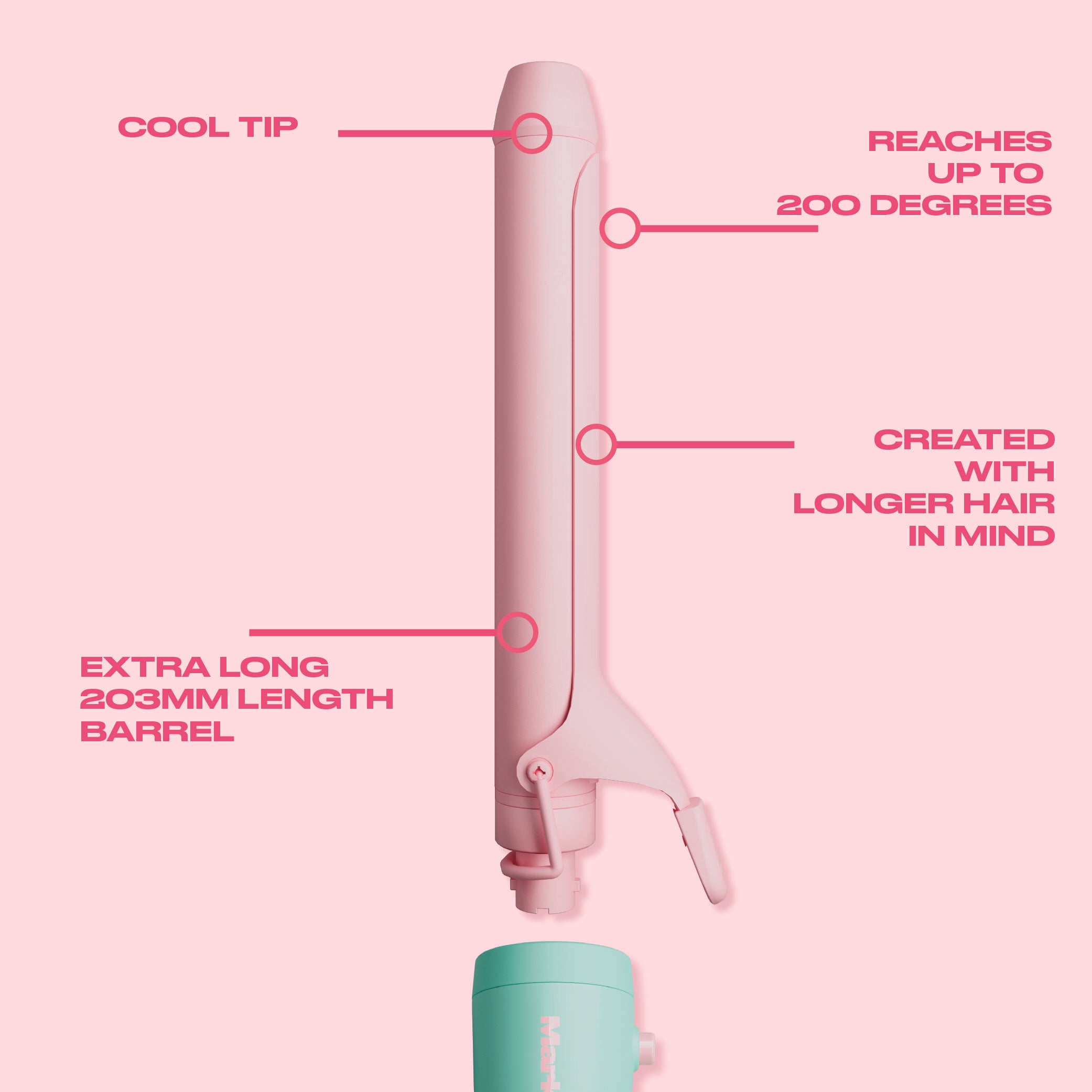 Long Tong 32mm Attachment, Pink