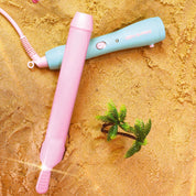 Long Tong 32mm Attachment & Handle, Aqua + Pink