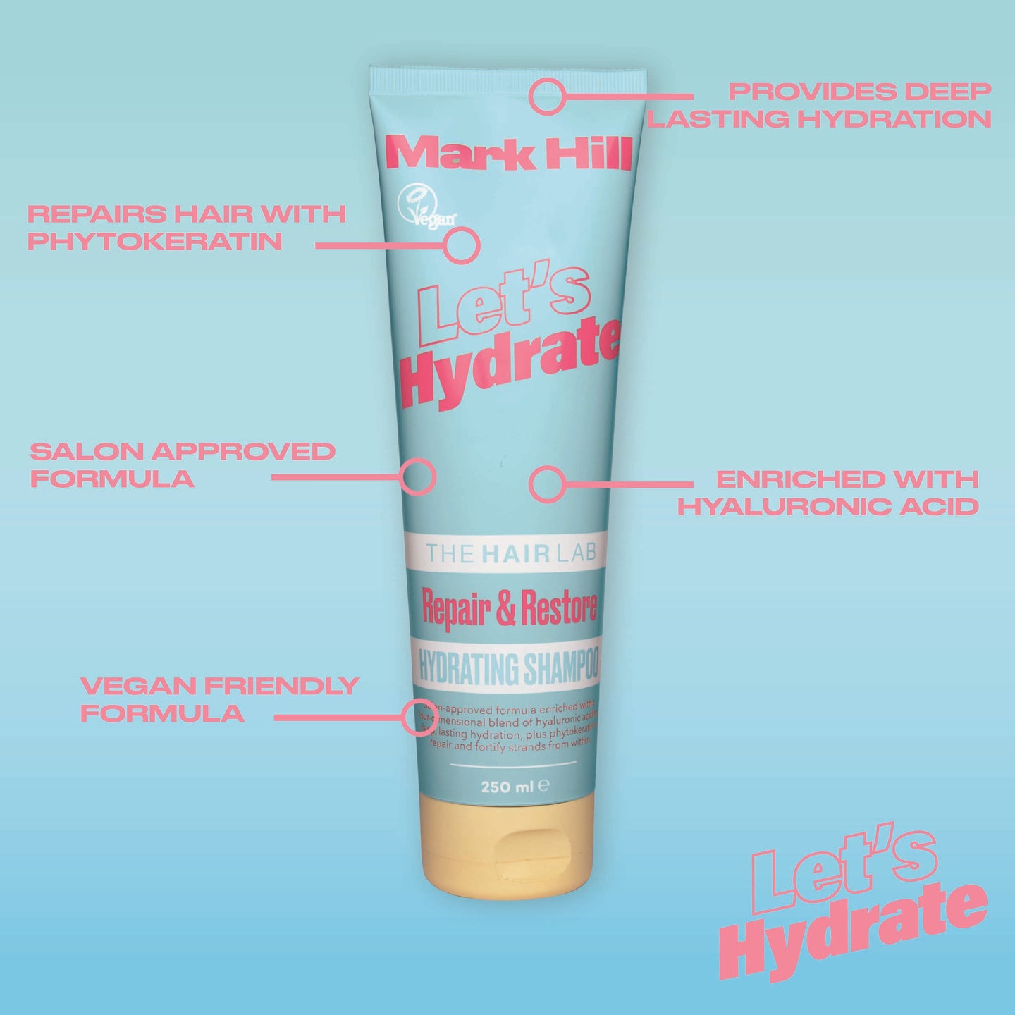 Let's Hydrate Hydrating Shampoo 250ml