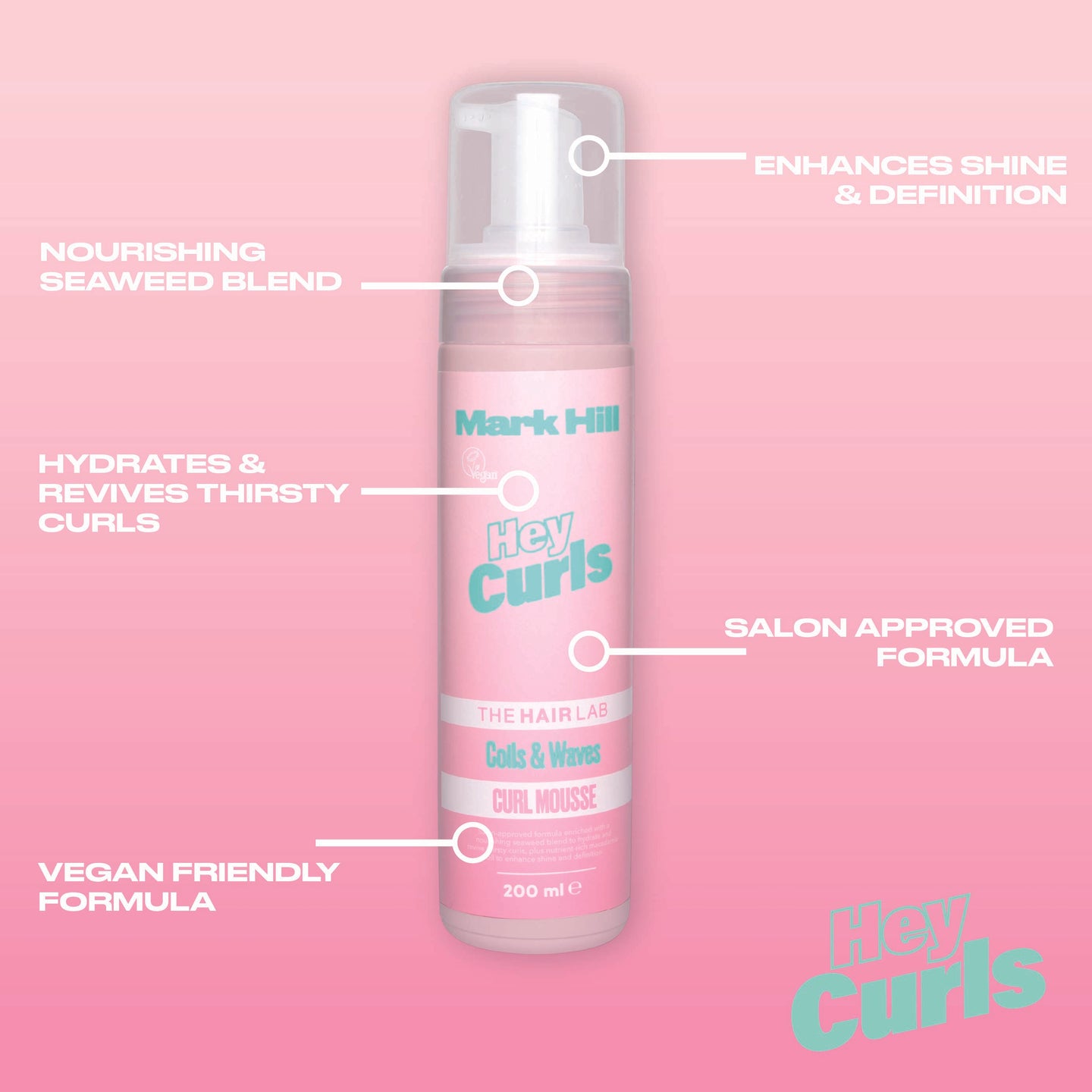 Hey Curls Curl Mousse 200ml