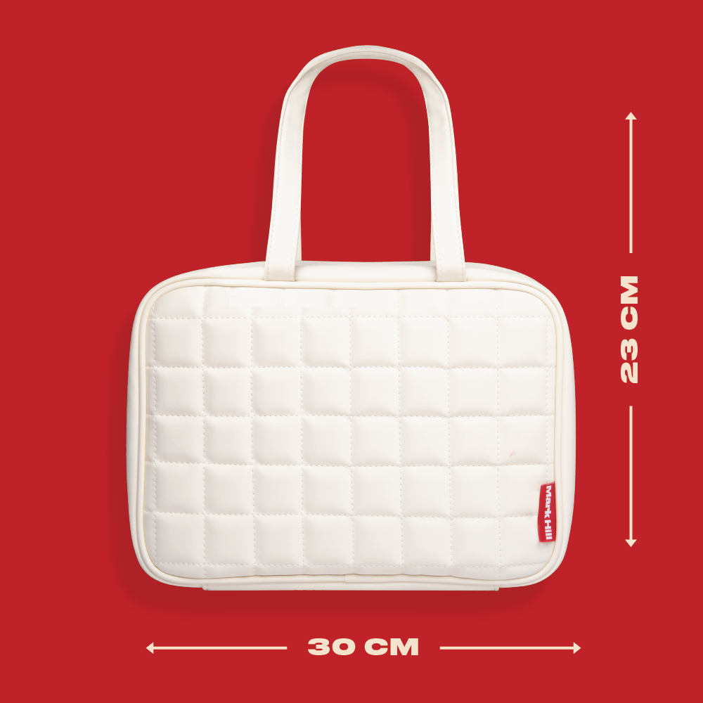 Cream Quilted Bag