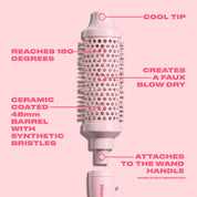 Mark Hill Pick 'N' Mix Pink Round Brush 48mm