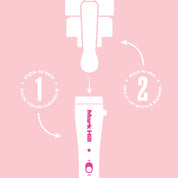 Styling Wand Handle, Hot Pink