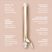 Curling Wand Bundle, Ice White