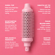 48mm Round Brush + Handle -  Matcha