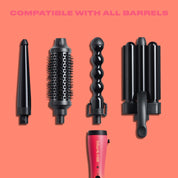 21mm Mermaid Waver + Handle, Sunrise Black