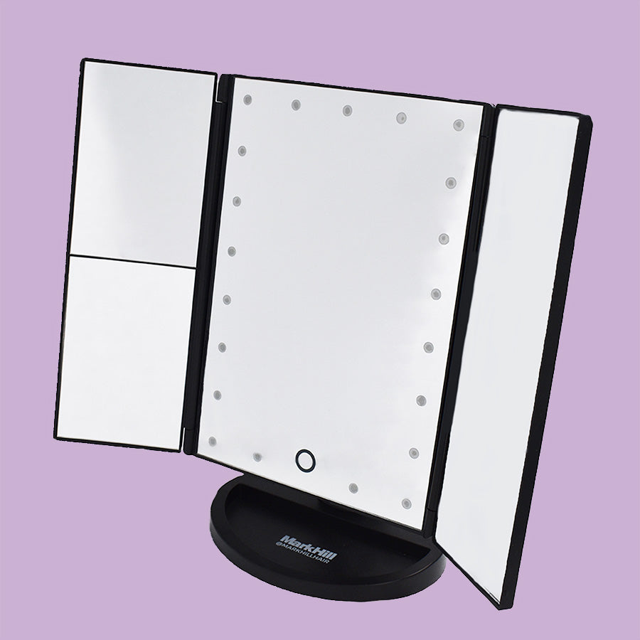 Foldable LED Light Mirror