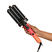 21mm Mermaid Waver + Handle, Sunrise Black