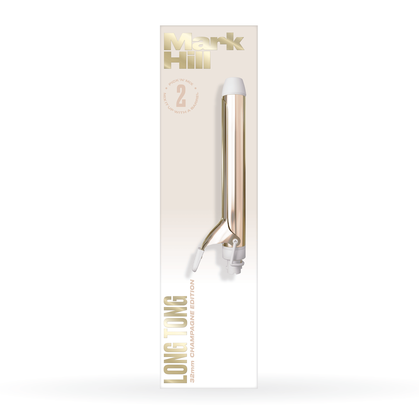 Hair box with packaging on a white background