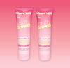 Two tubes of Mark Hill Hello Growth hair care products, one labeled as growth shampoo and the other as growth conditioner, against a pink background.