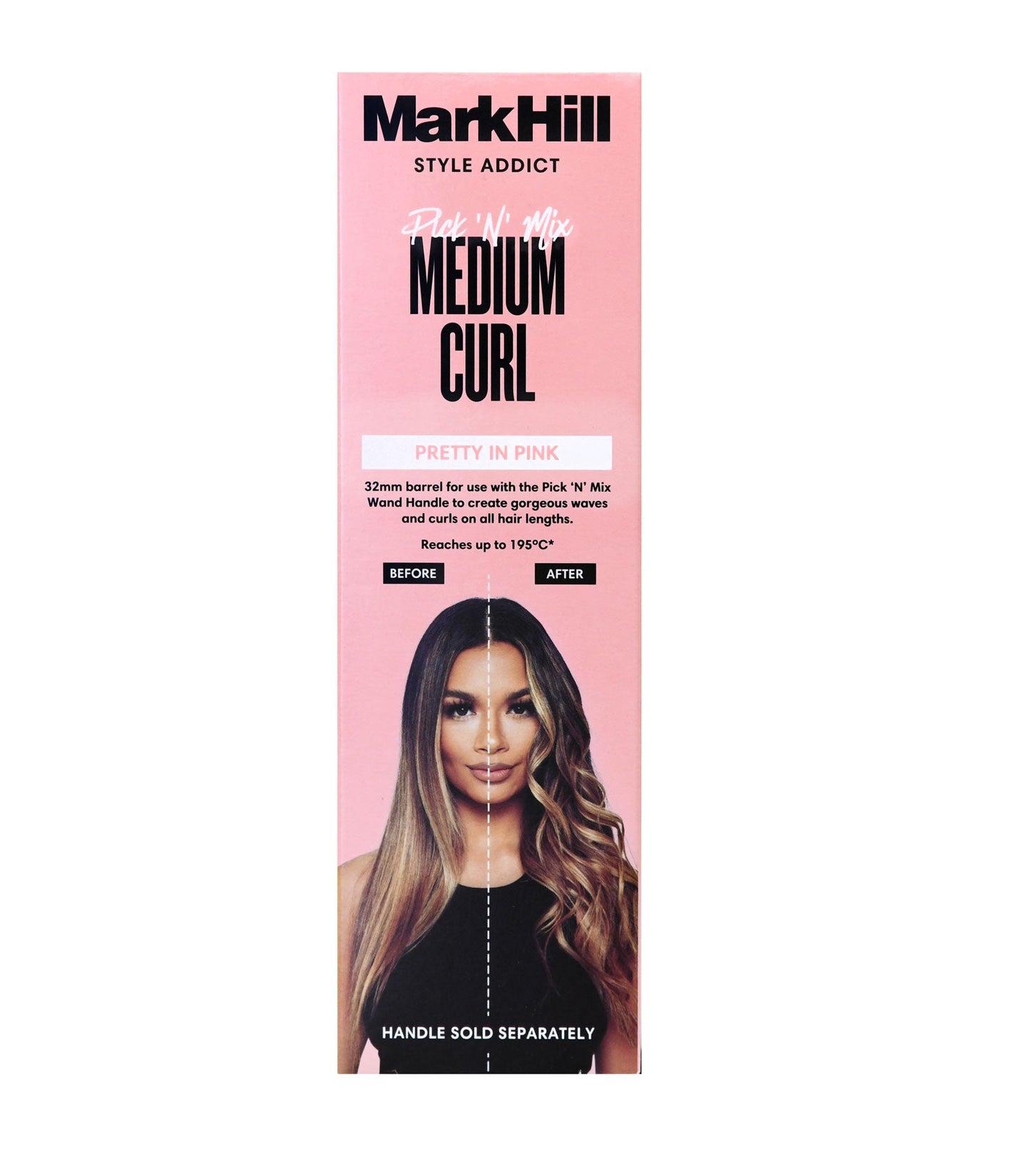 Mark Hill Pink Pick 'N' Mix Medium Curl Hair Curling Barrel
