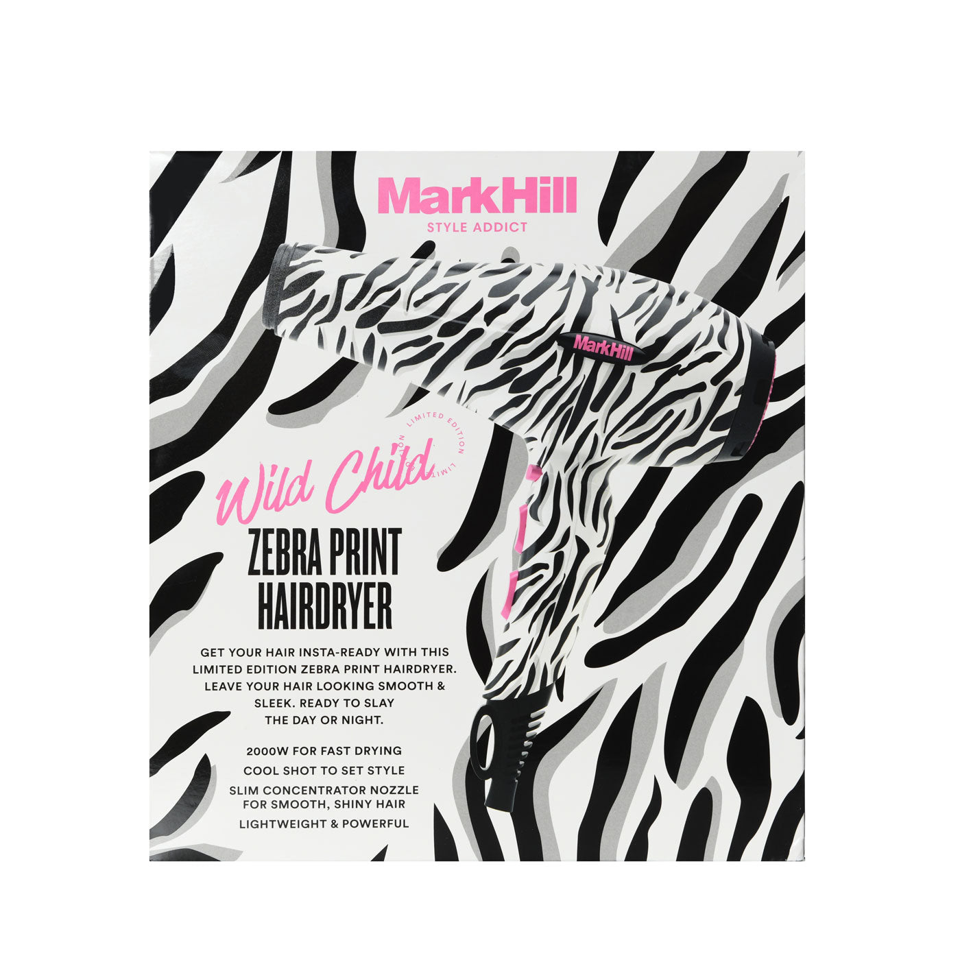 Limited Edition Zebra Hairdryer
